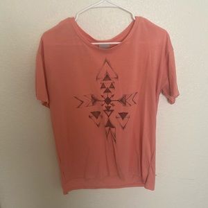 Pink Printed Top